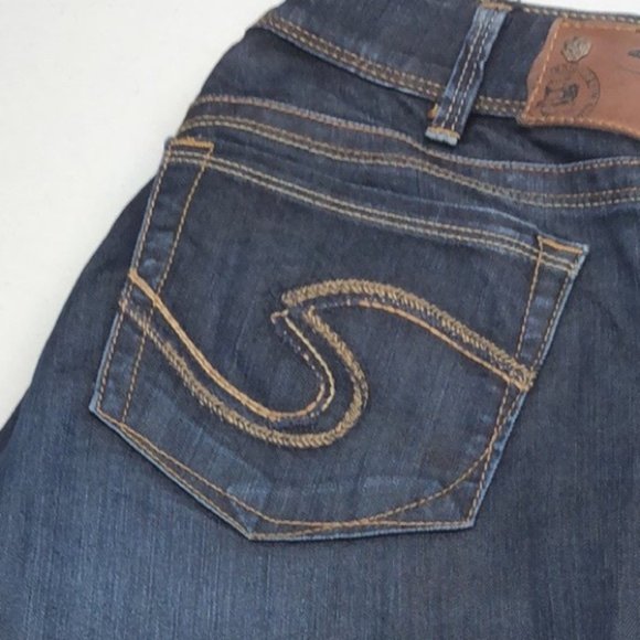 LIKE NEW VINTAGE SILVER SUKI FLARE BOOT JEANS 30x32 ⭐️ - Picture 15 of 16